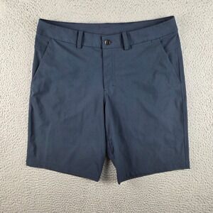 Lululemon Short Mens 34 Blue Commission Sport Athleisure Golf Preppy Casual
